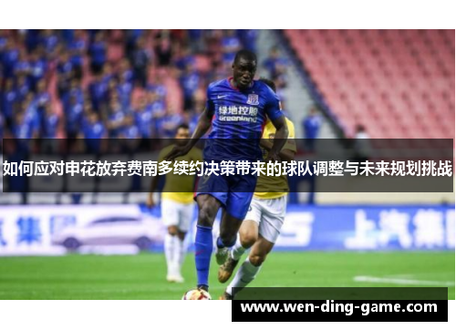 如何应对申花放弃费南多续约决策带来的球队调整与未来规划挑战